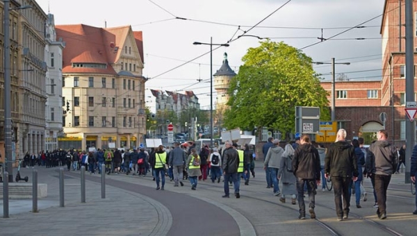 Montagsdemo am 25.4.2022